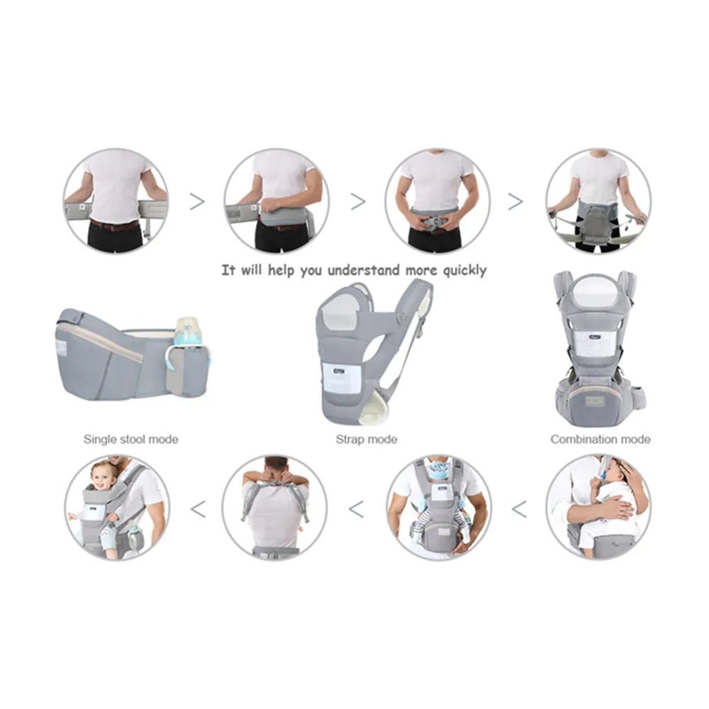 Baby Carrier Ergonomic Infant Multifunctional Waist Stool