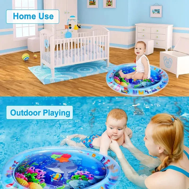 Baby Inflatable Cushion Water Play Mat Toy