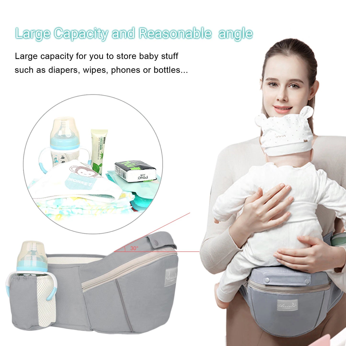 Baby Carrier Ergonomic Infant Multifunctional Waist Stool